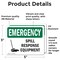 Signmission Spill Response Equipment, 5 in W x Rectangle, Vinyl Decal OS-2PACK-EM-D-35-L-10358 - alternate 4